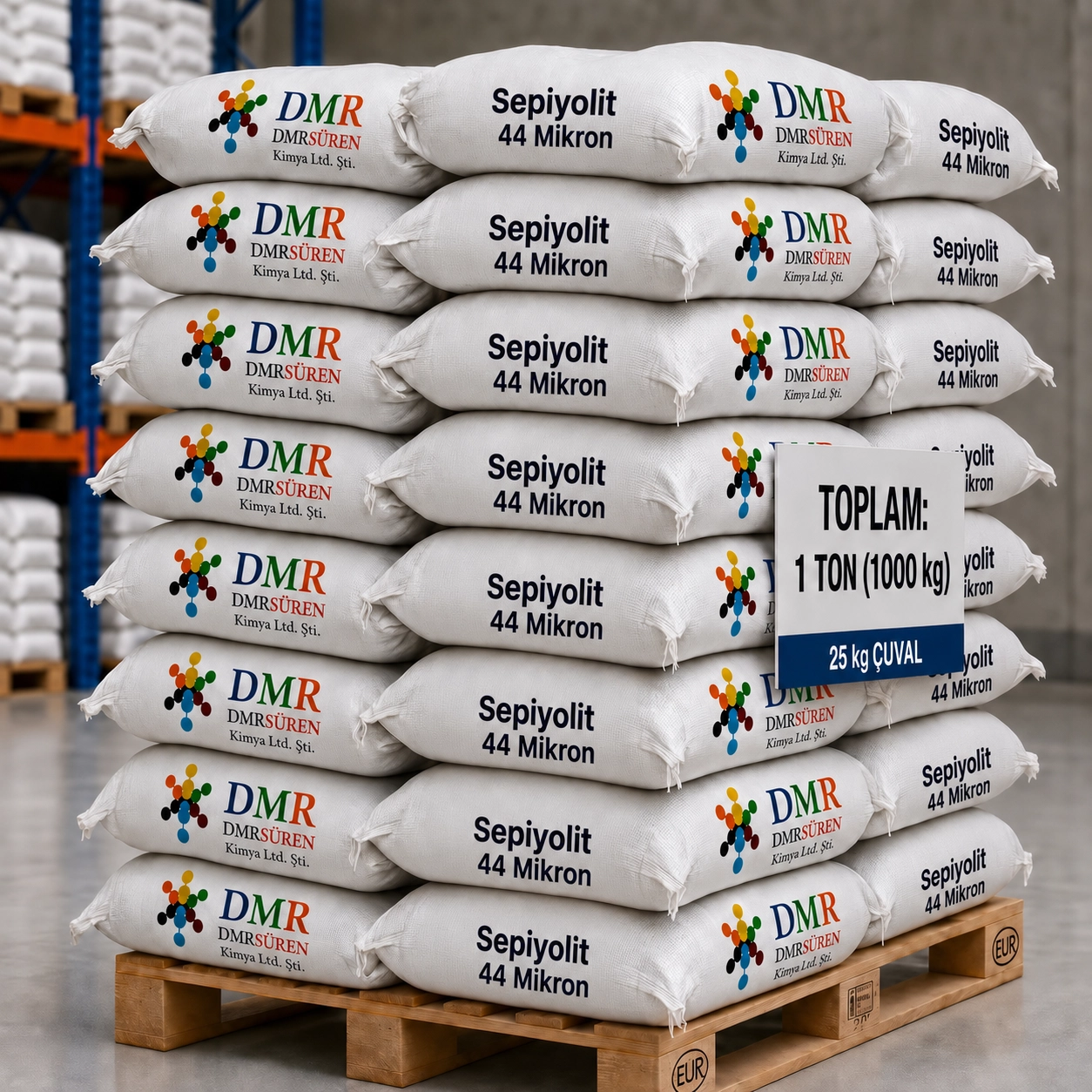 Sepiyolit 1KG 44 Mikron